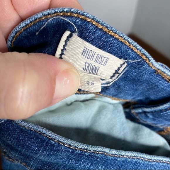 Madewell high riser skinny jeans size 26 - Picture 7 of 7
